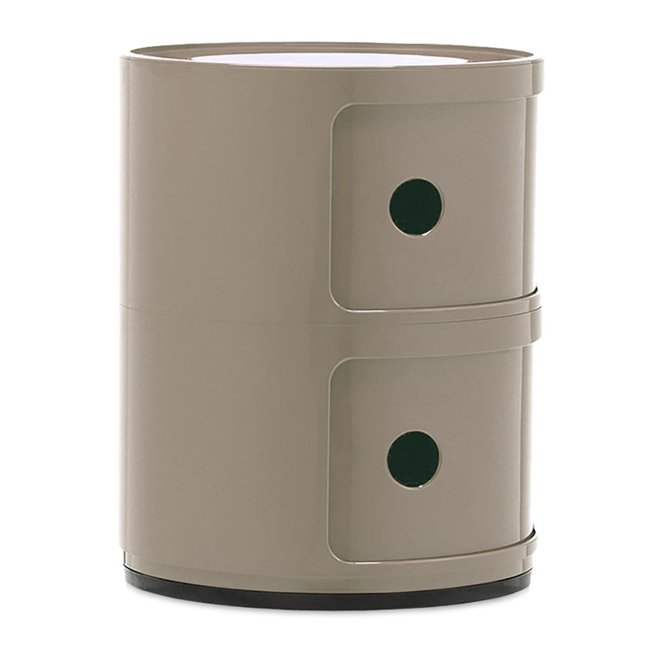 Kartell Componibili Kast - 2 Modules - Duifgrijs