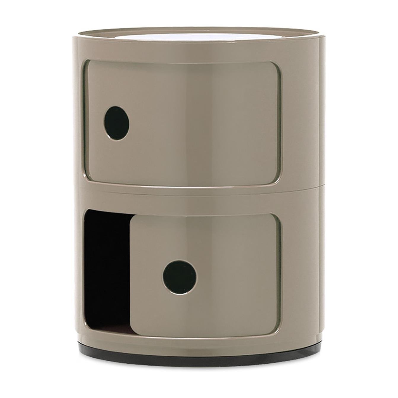 Kartell Componibili Kast - 2 Modules - Duifgrijs