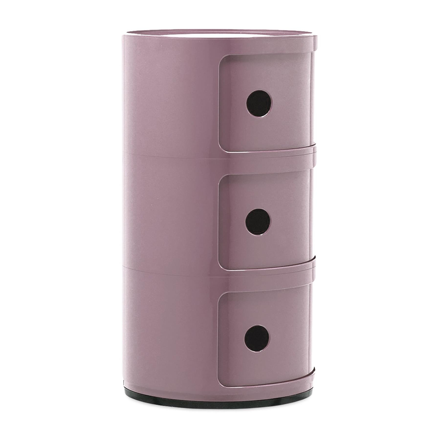 Kartell Componibili Kast - 3 Modules - Mauve
