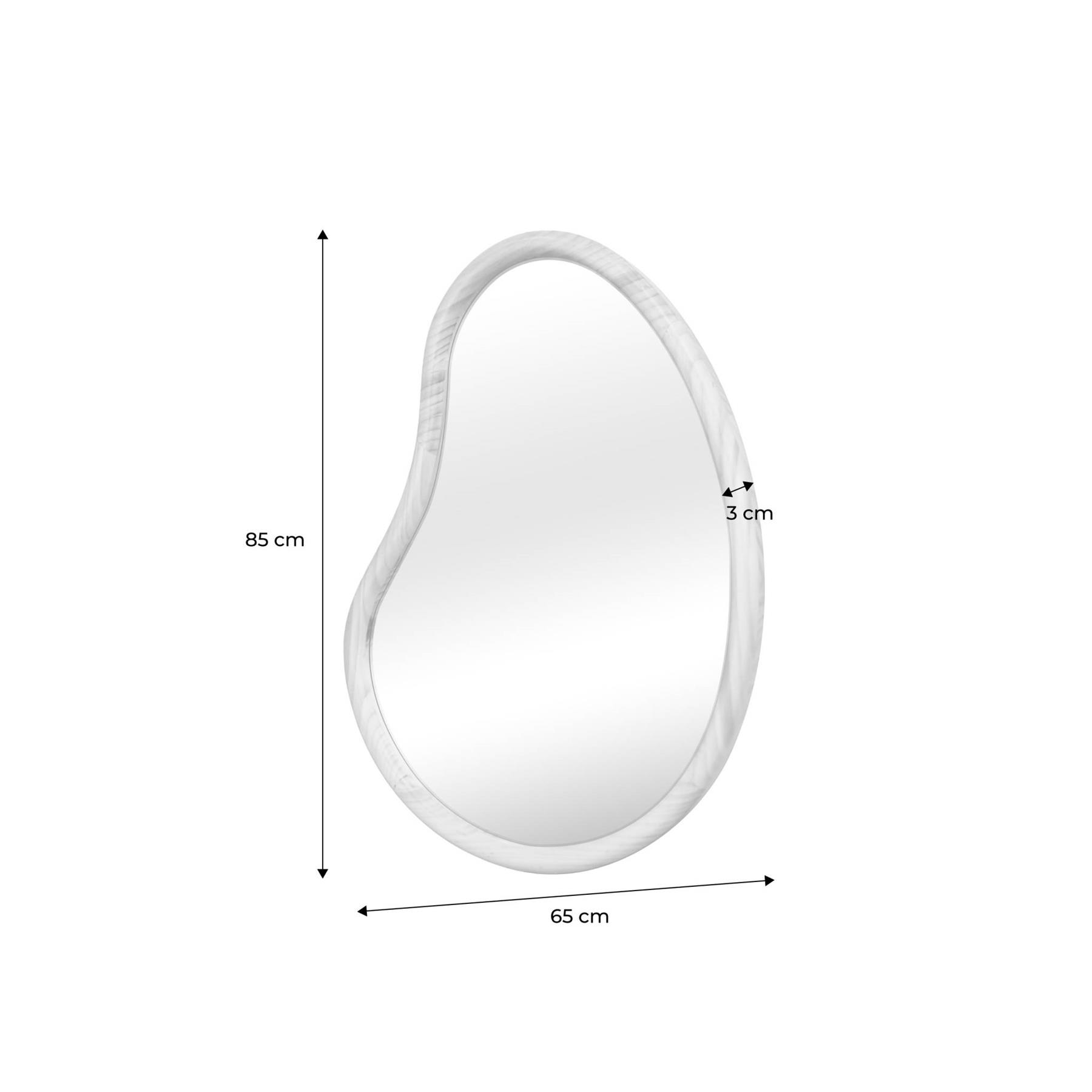 sweeek - Biologische dennenhouten spiegel, 85cm