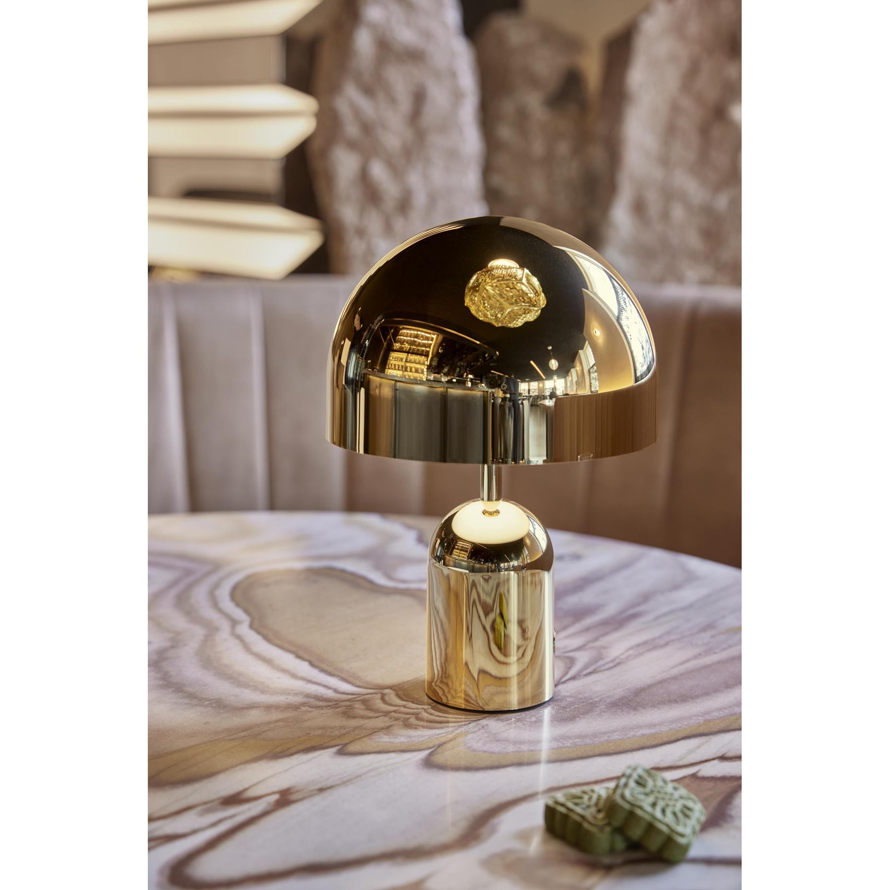 Tom Dixon Bell tafellamp LED oplaadbaar zwart
