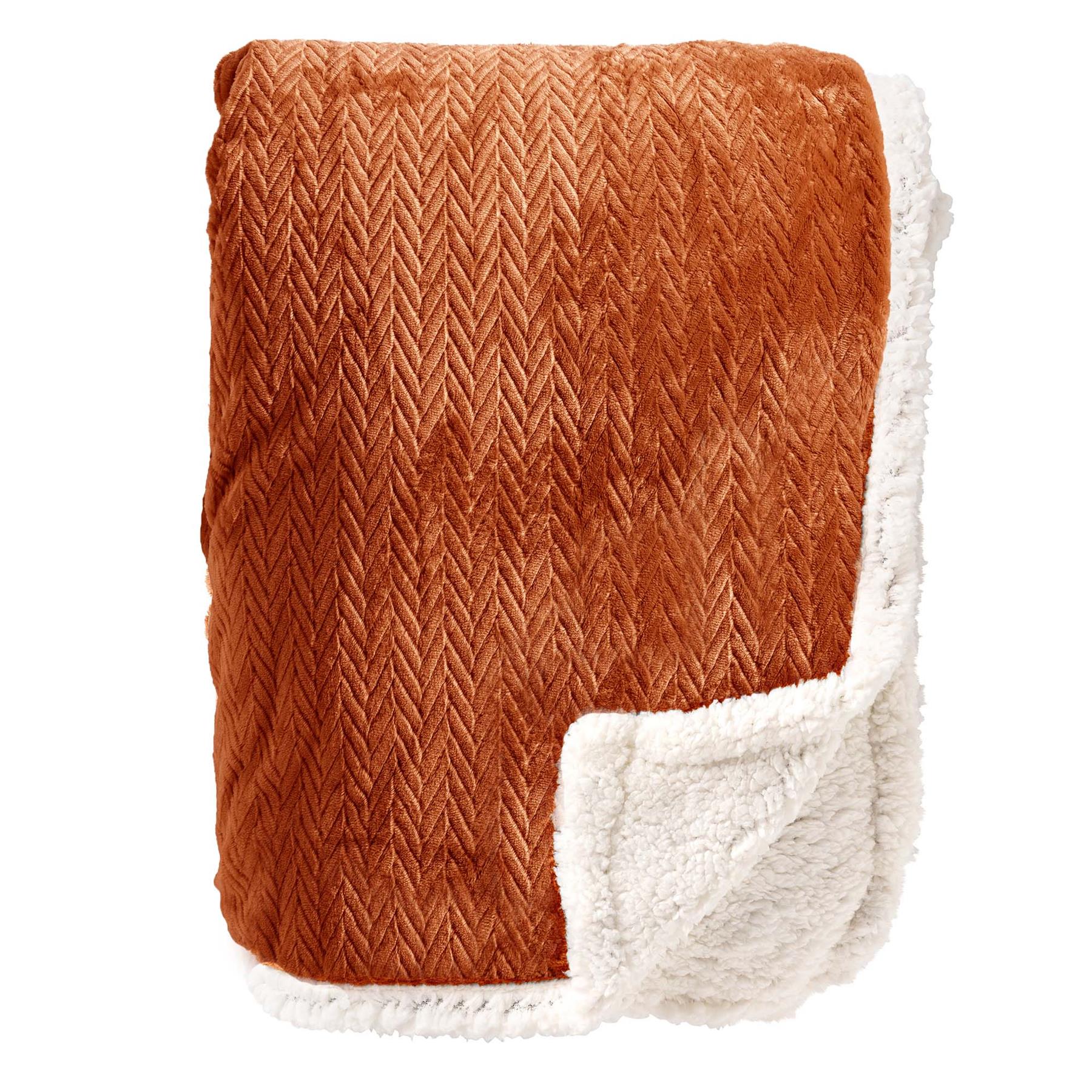 Dutch Decor plaid BOBBY - 150x200 cm Potters Clay