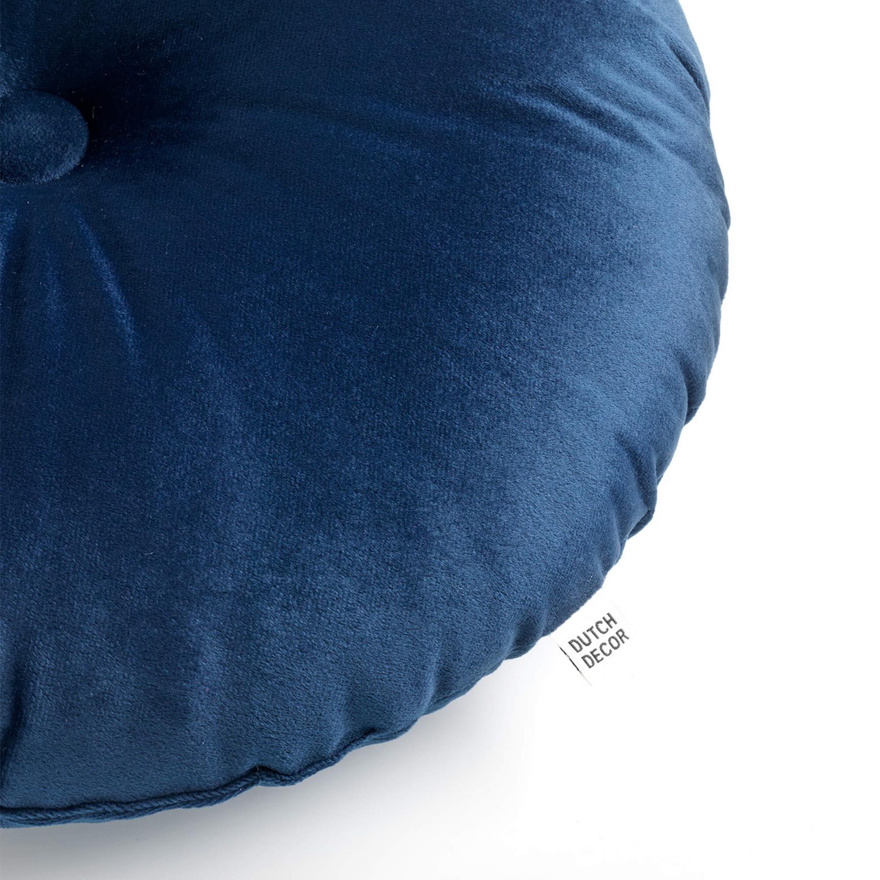 Dutch Decor sierkussen OLLY - Ø40 cm Insignia Blue