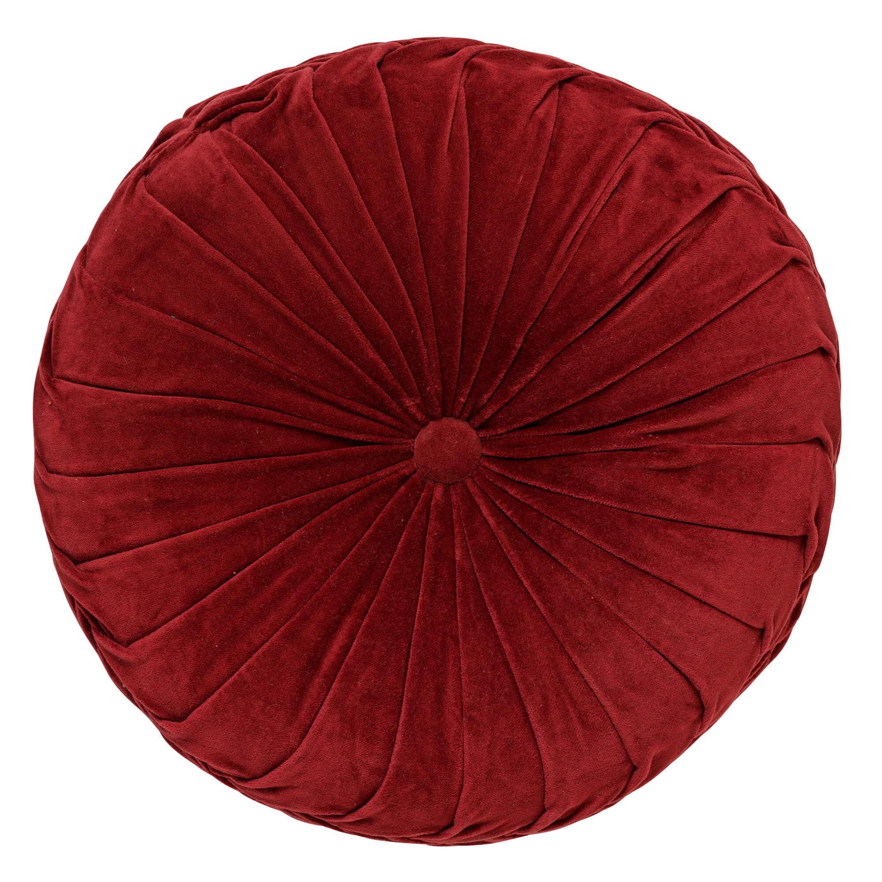 Dutch Decor sierkussen KAJA - Ø40 cm Merlot
