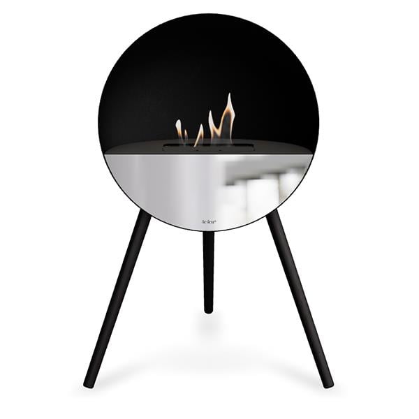 Le Feu Eye Zwart Zwart|Chrome Glass |Zwart
