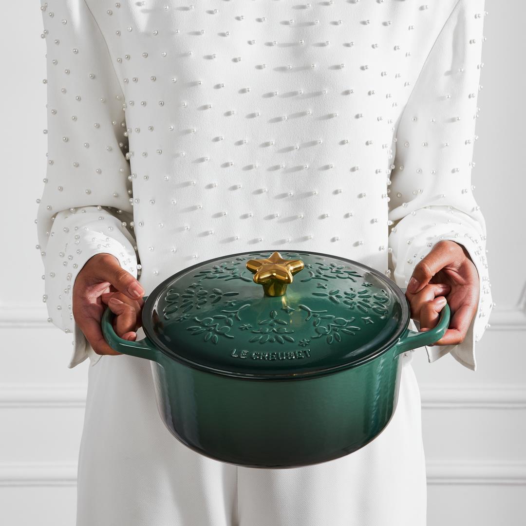 Le Creuset Signature Kerst Braad/Stoofpan Ø 24 cm - Artichaut