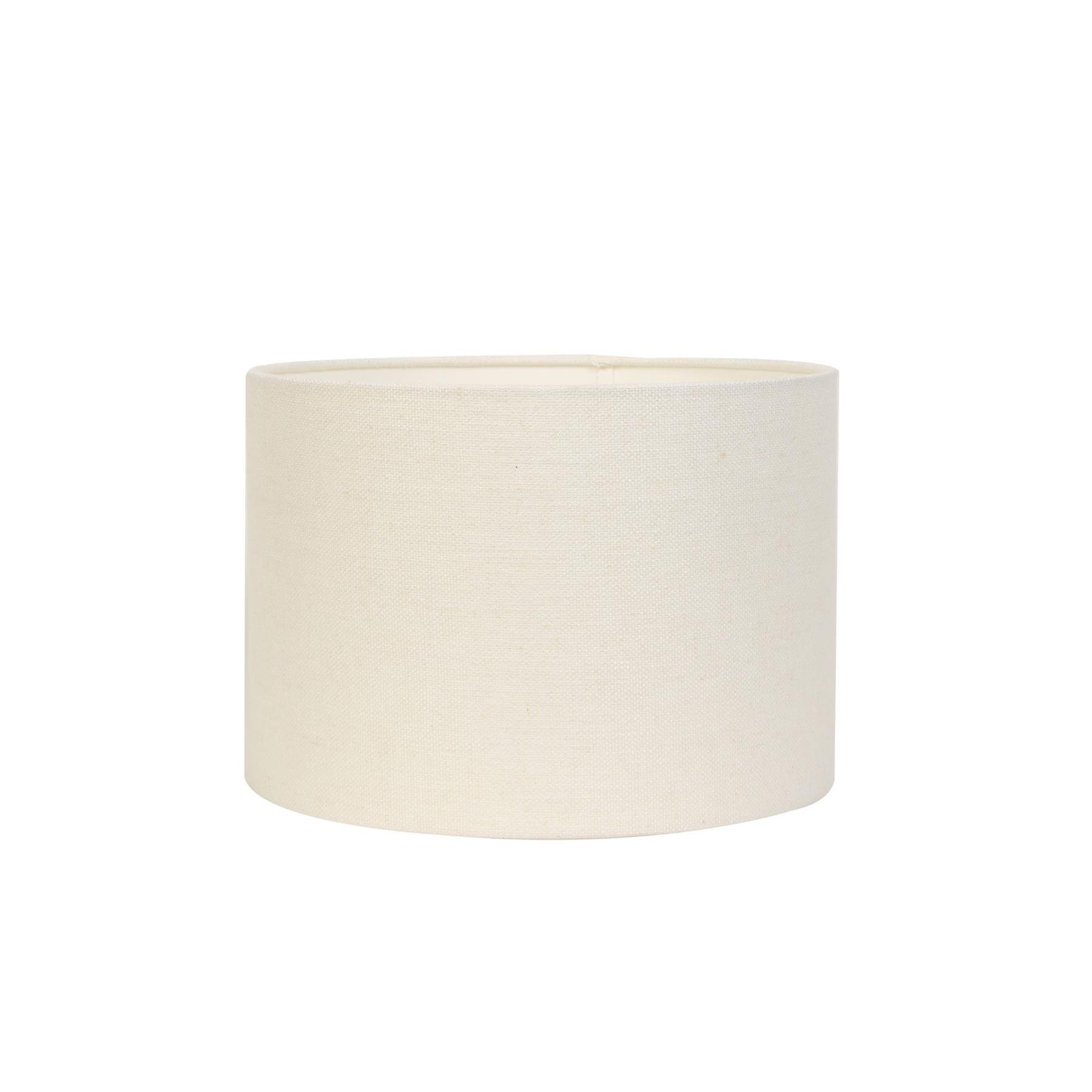 Light & Living Cilinder Lampenkap Livigno - Eiwit - Ø35x25cm