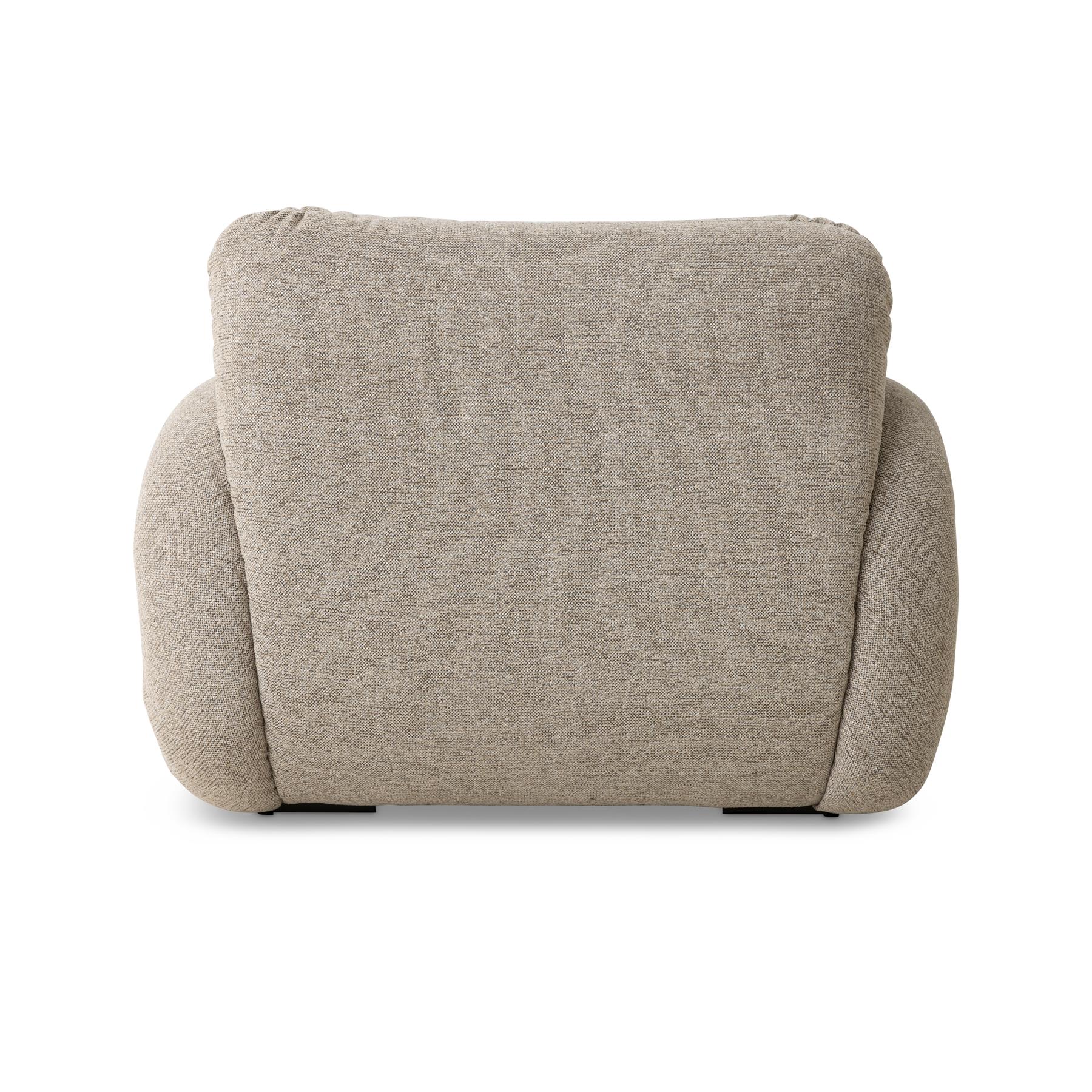 HKliving Arc Lounge Fauteuil Sneak - Beige