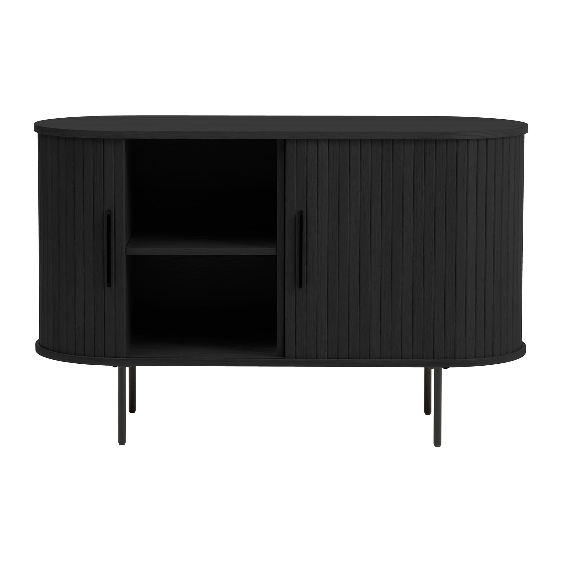 by fonQ Alon Dressoir - B 120 cm - Zwart Eiken