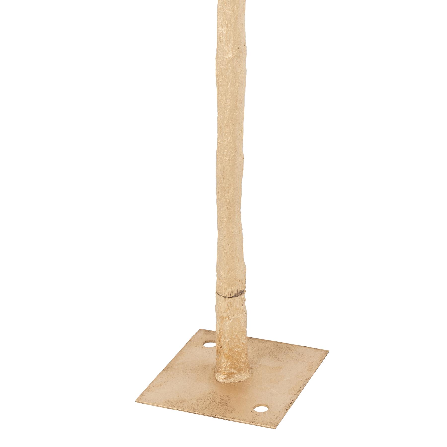 J-Line boom Palm Bladeren 1 Stam - metaal - goud - small