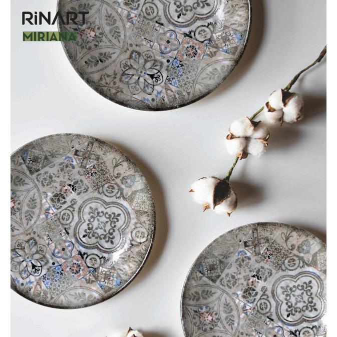 Rinart Pastabord - Miriana - Porselein - 27 cm (400cc) - set van 2