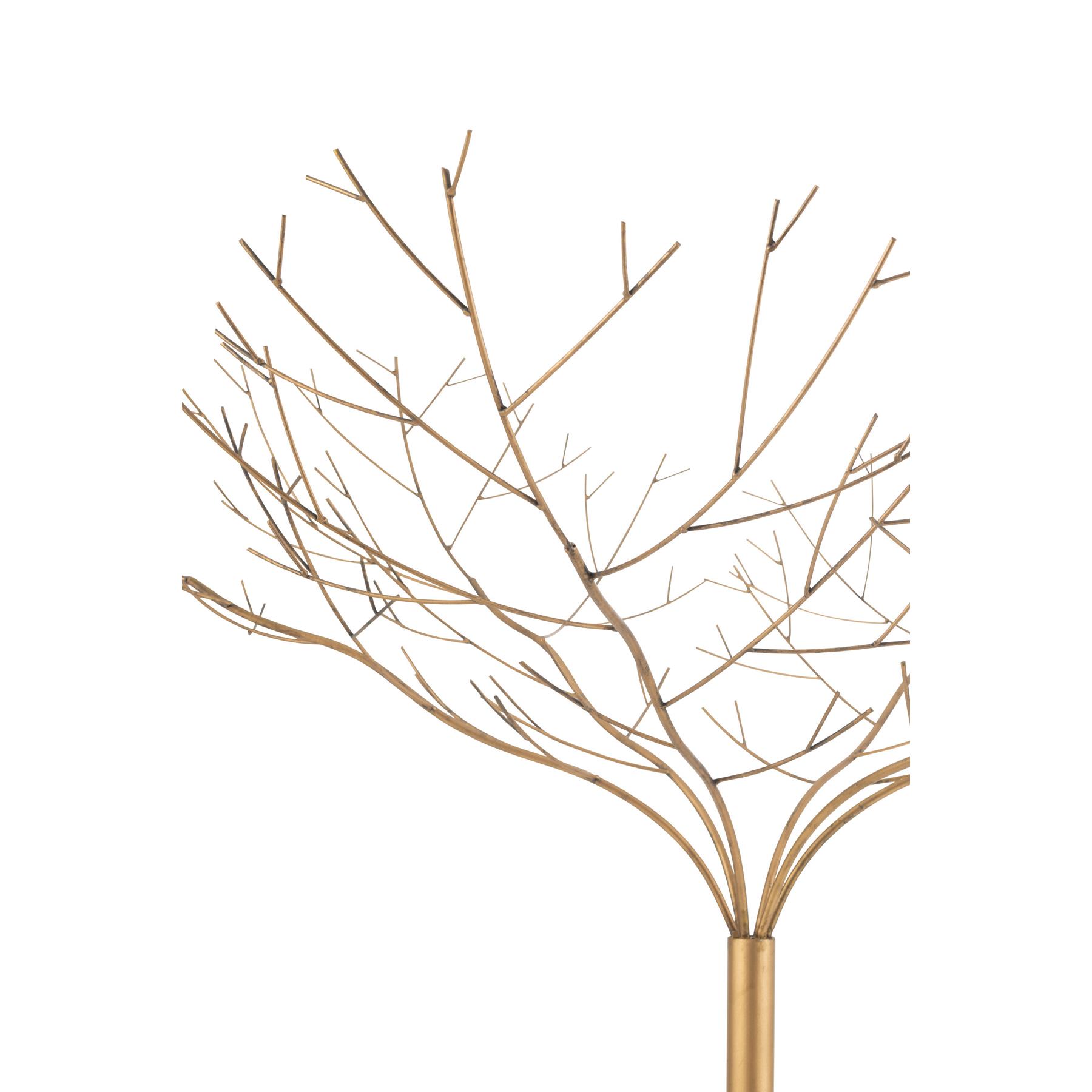 J-Line decoratie Boom - metaal - goud - medium