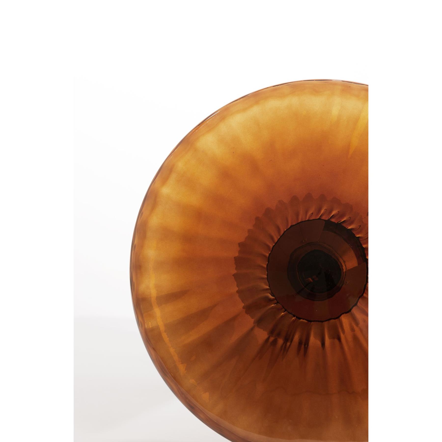 vtwonen Tafellamp Pleat - Bruin - Ø30cm