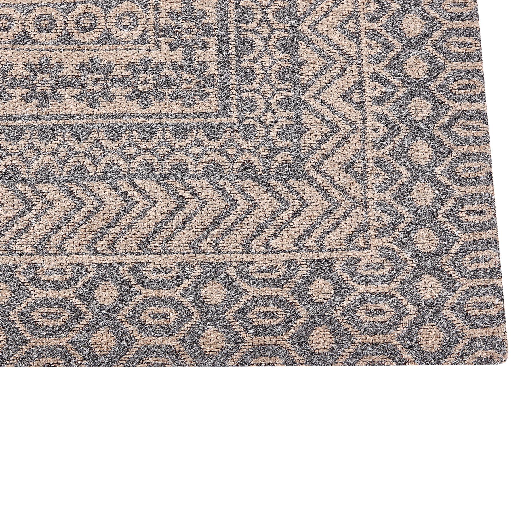 Beliani - BAGLAR - Jute vloerkleed - Beige - 80 x 150 cm - Jute