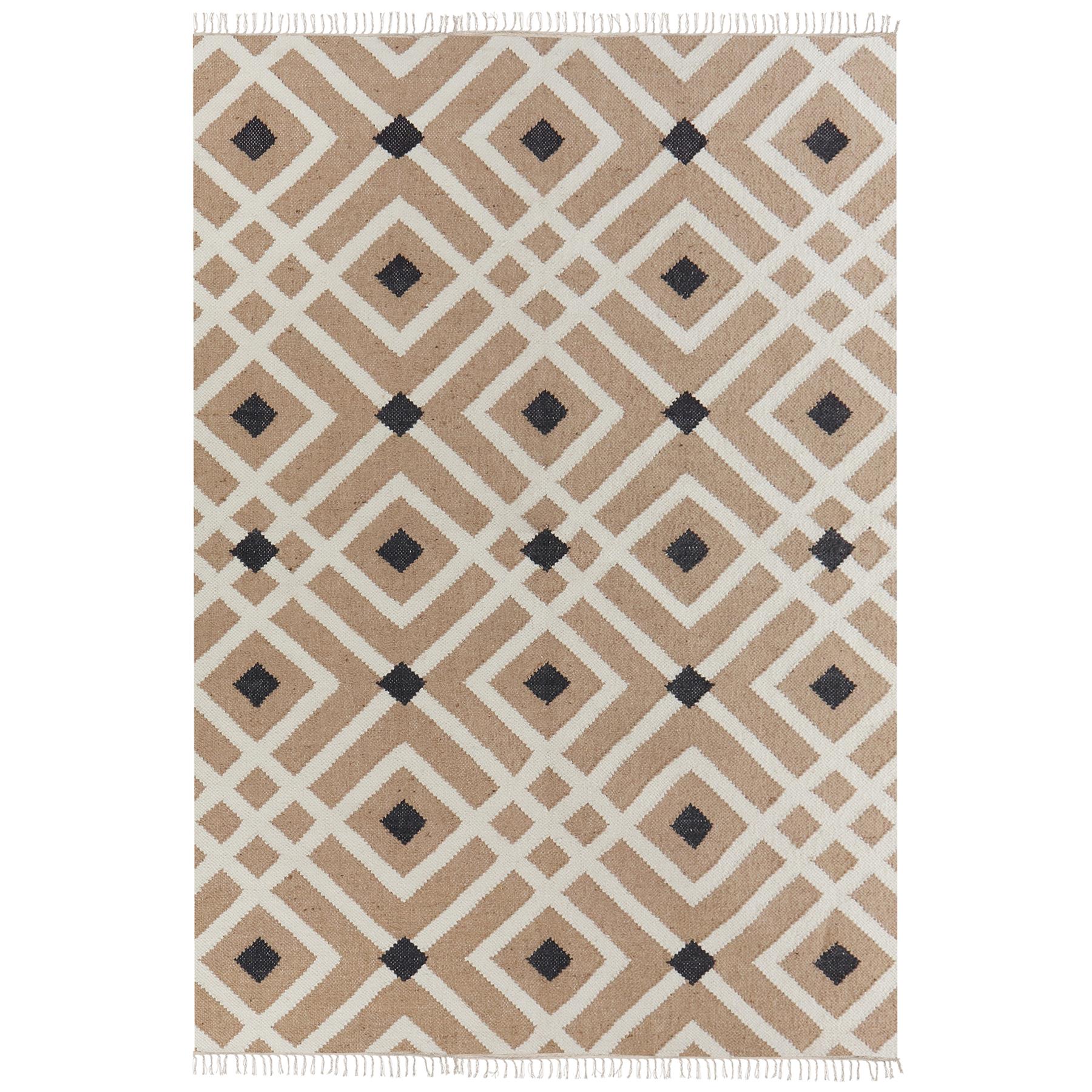 Beliani - ESENCIK - Laagpolig vloerkleed - Beige - 160 x 230 cm - Jute