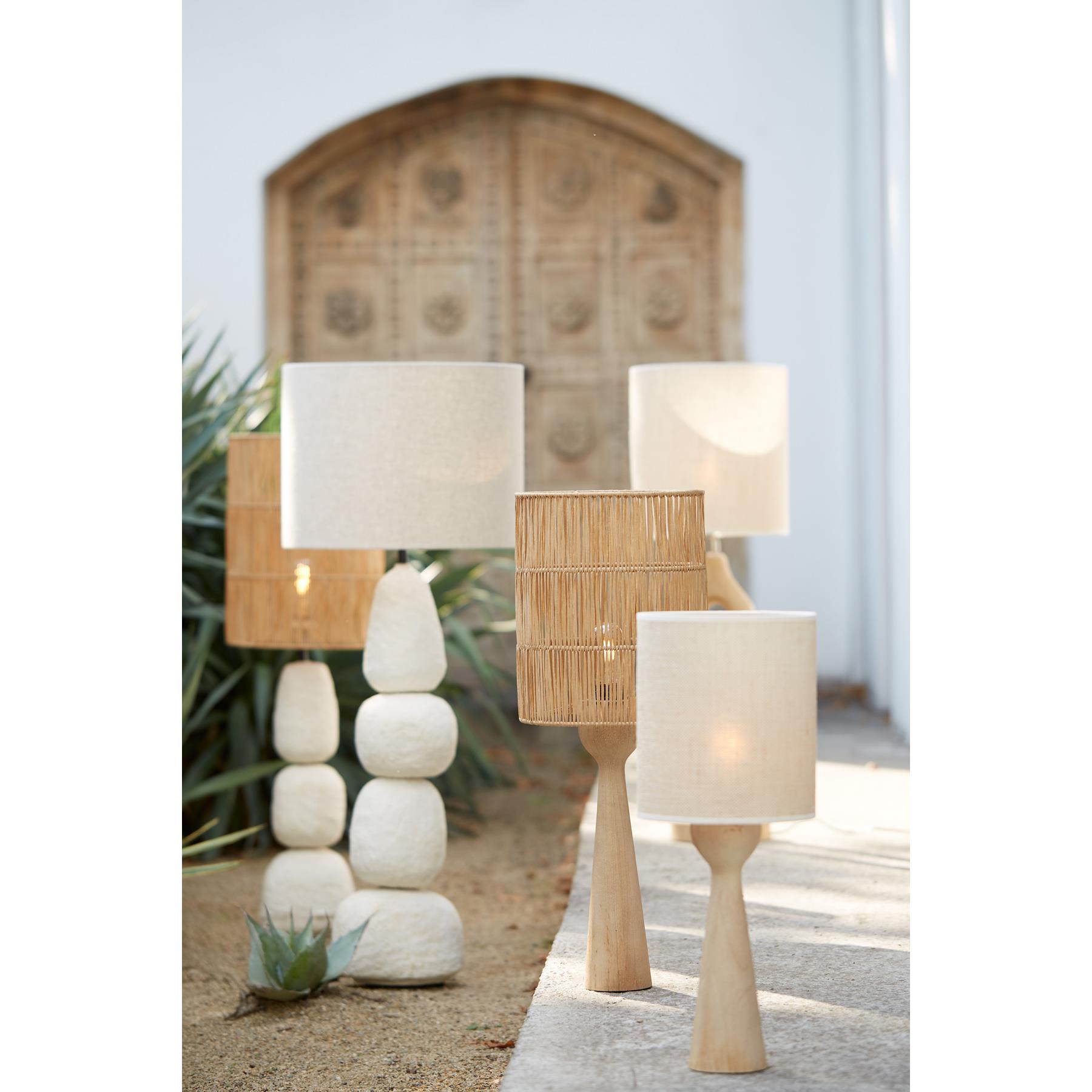 Light & Living Light&living Lampvoet Ø9x33 cm FESTINA hout mat naturel