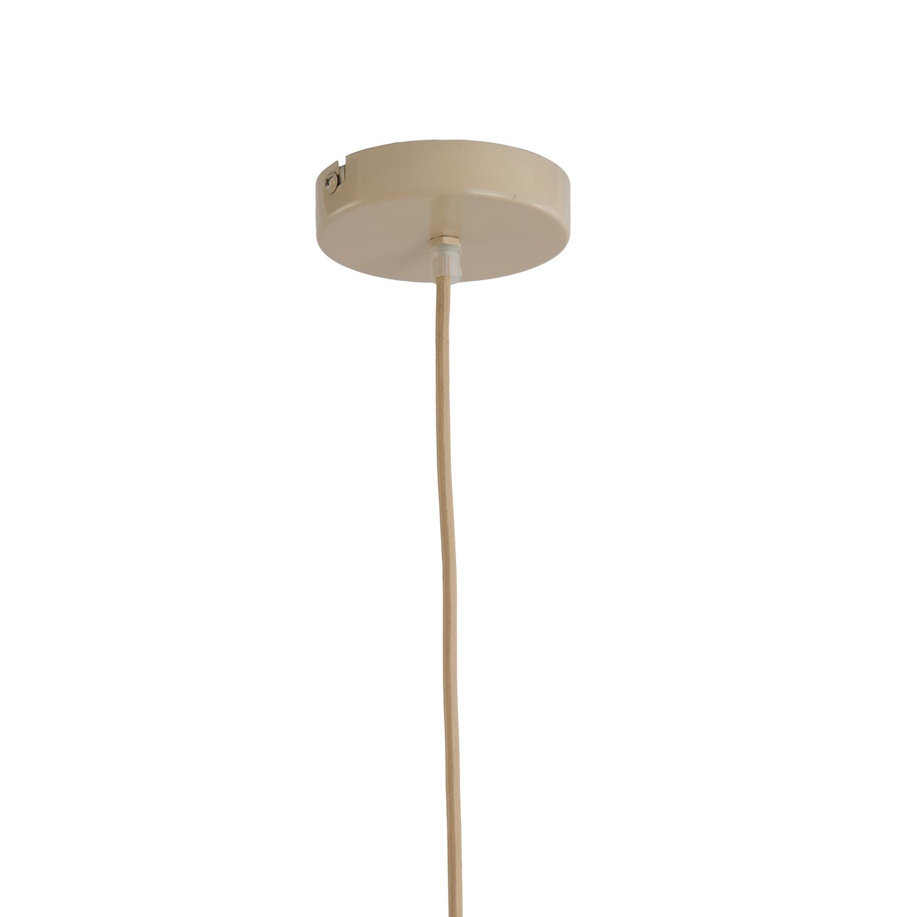 Light & Living Light&living Hanglamp Ø38x51 cm MILATOS webbing bruin