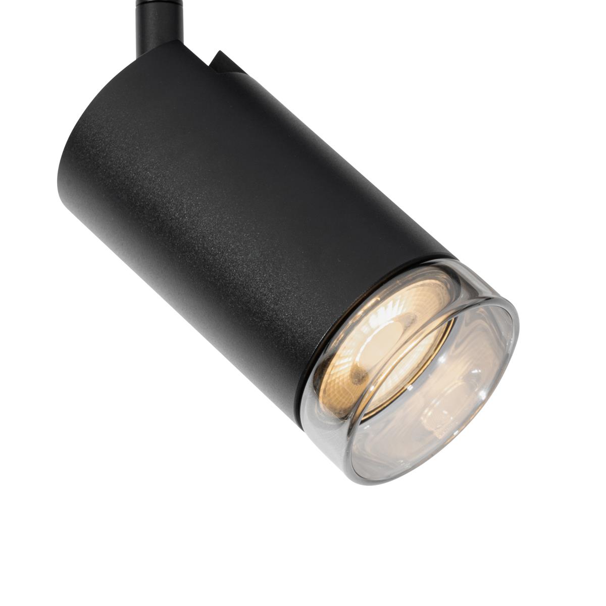 QAZQA Moderne spot met smoke ring voor railsysteem 1-fase GU10 50mm -