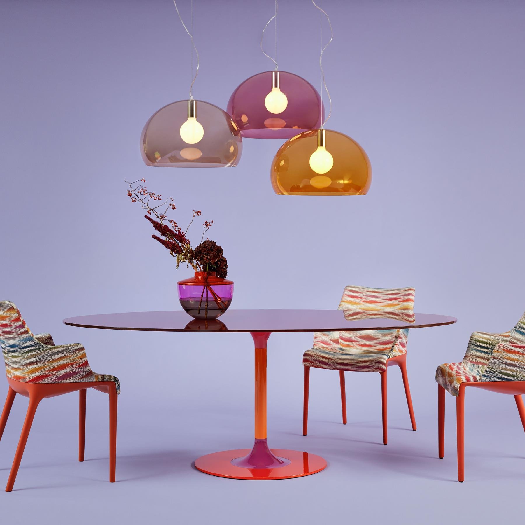 Kartell FL/Y Hanglamp - Amber