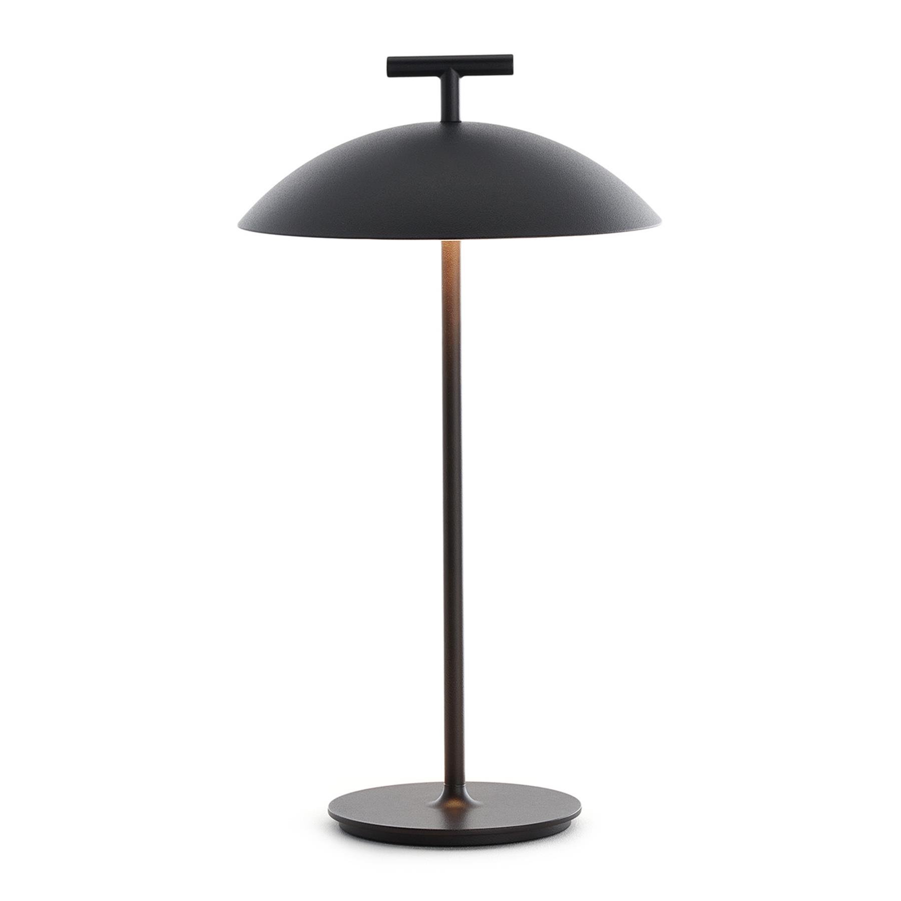 Kartell Mini Geen-A Oplaadbare Tafellamp -  Zwart 