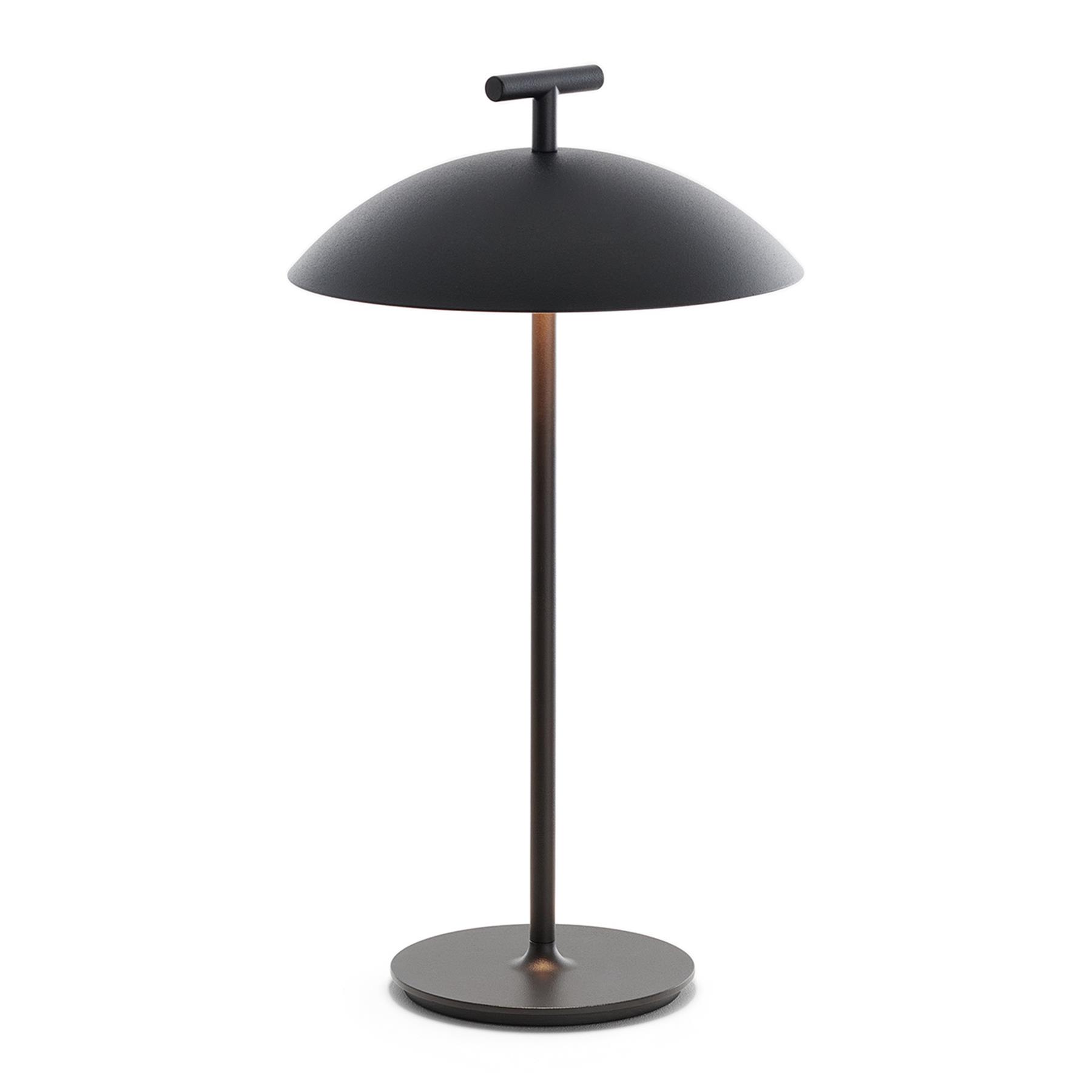 Kartell Mini Geen-A Oplaadbare Tafellamp -  Zwart 