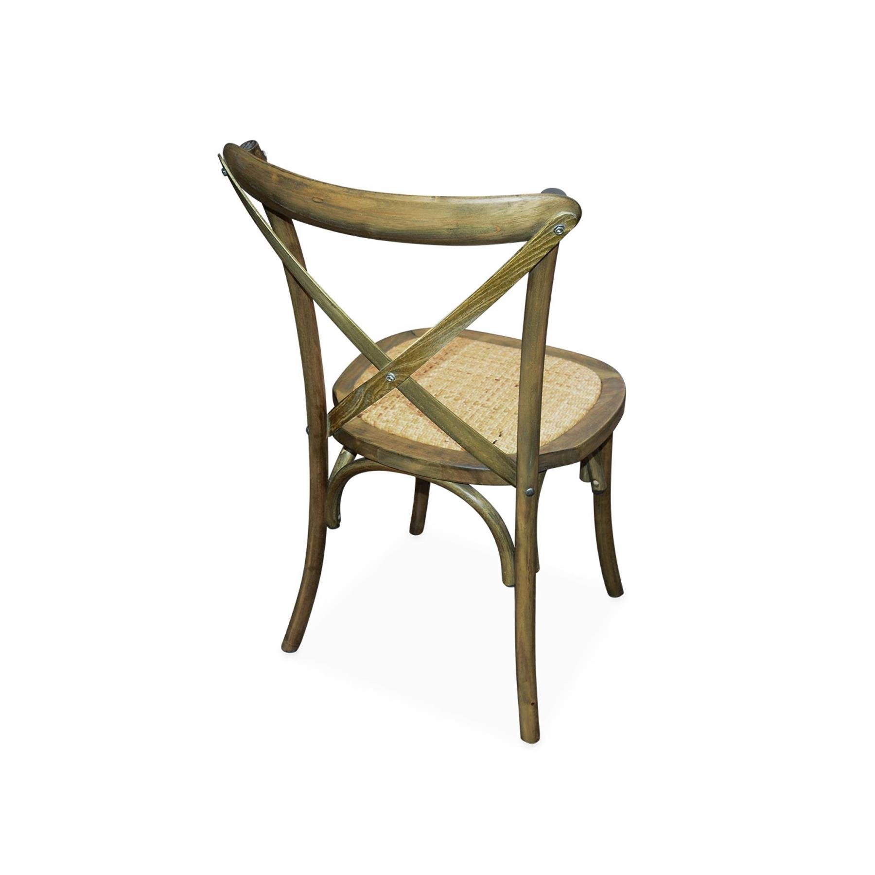 sweeek - Vintage houten bistrostoel (set van 2)