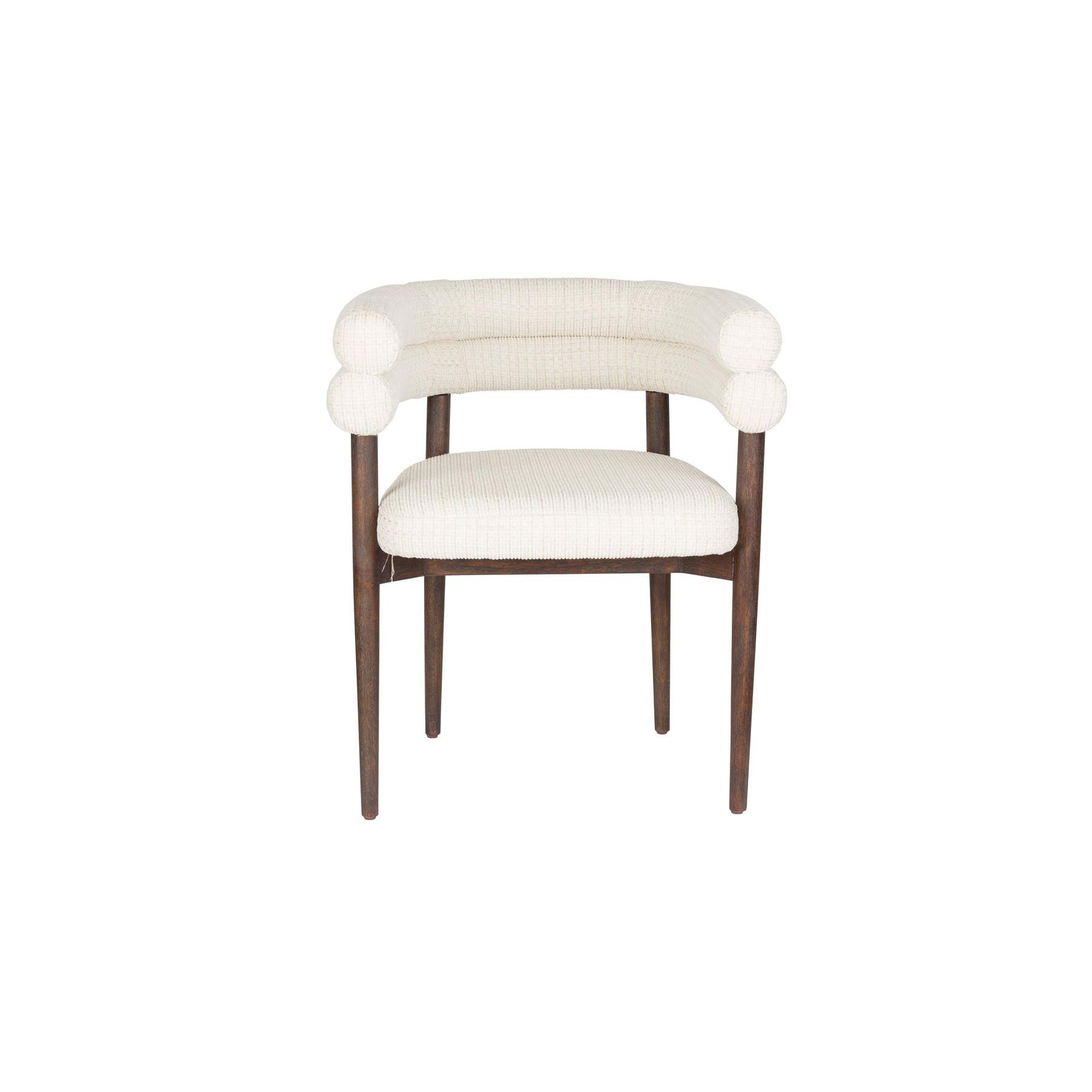 Dutchbone Sela Eetkamerstoel Off White