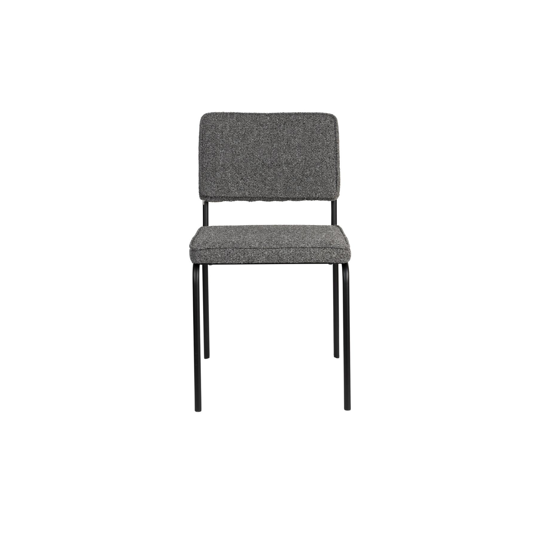 Zuiver Buddy Eetkamerstoelen Zwart - Set van 2