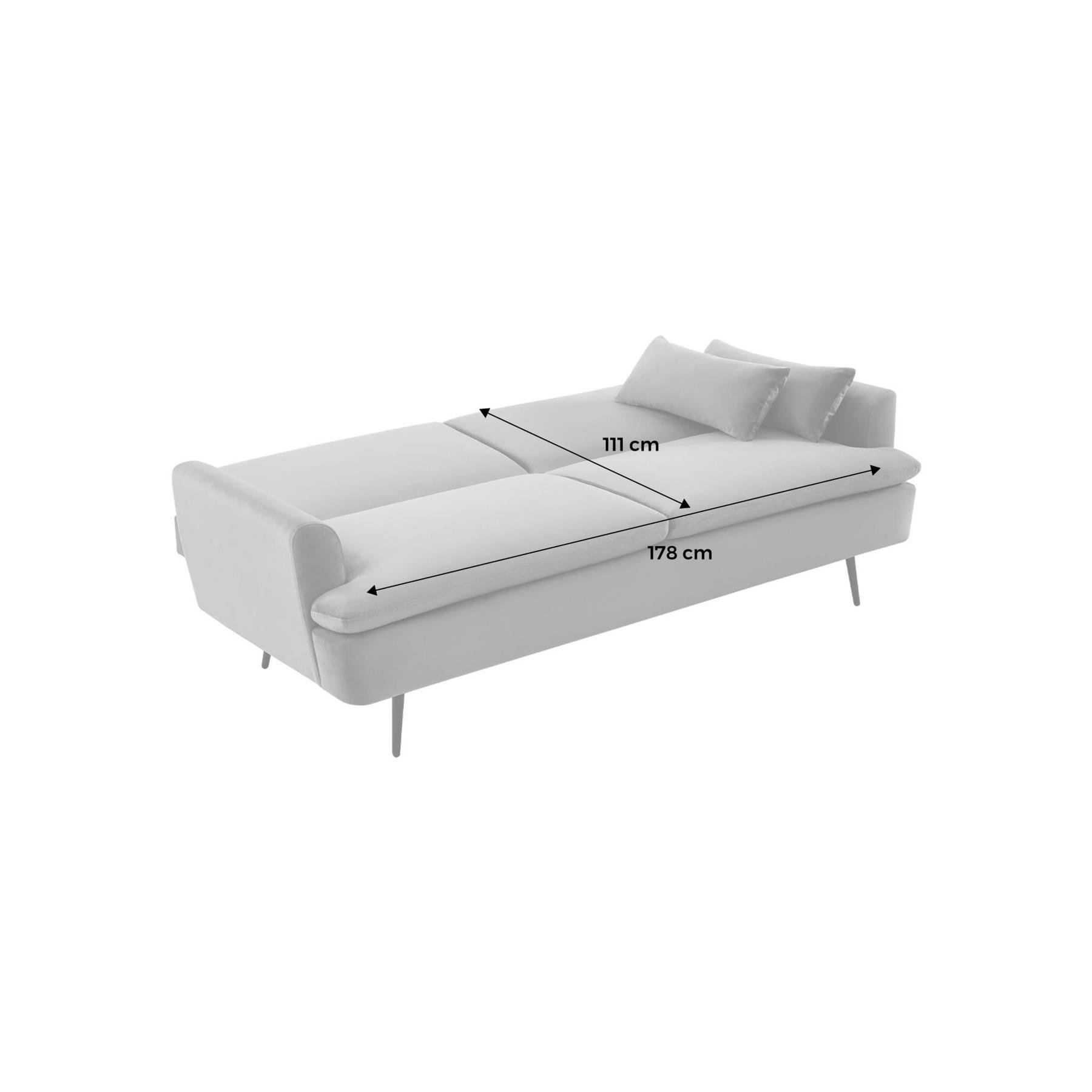 sweeek - 2-3 zits velours slaapbank