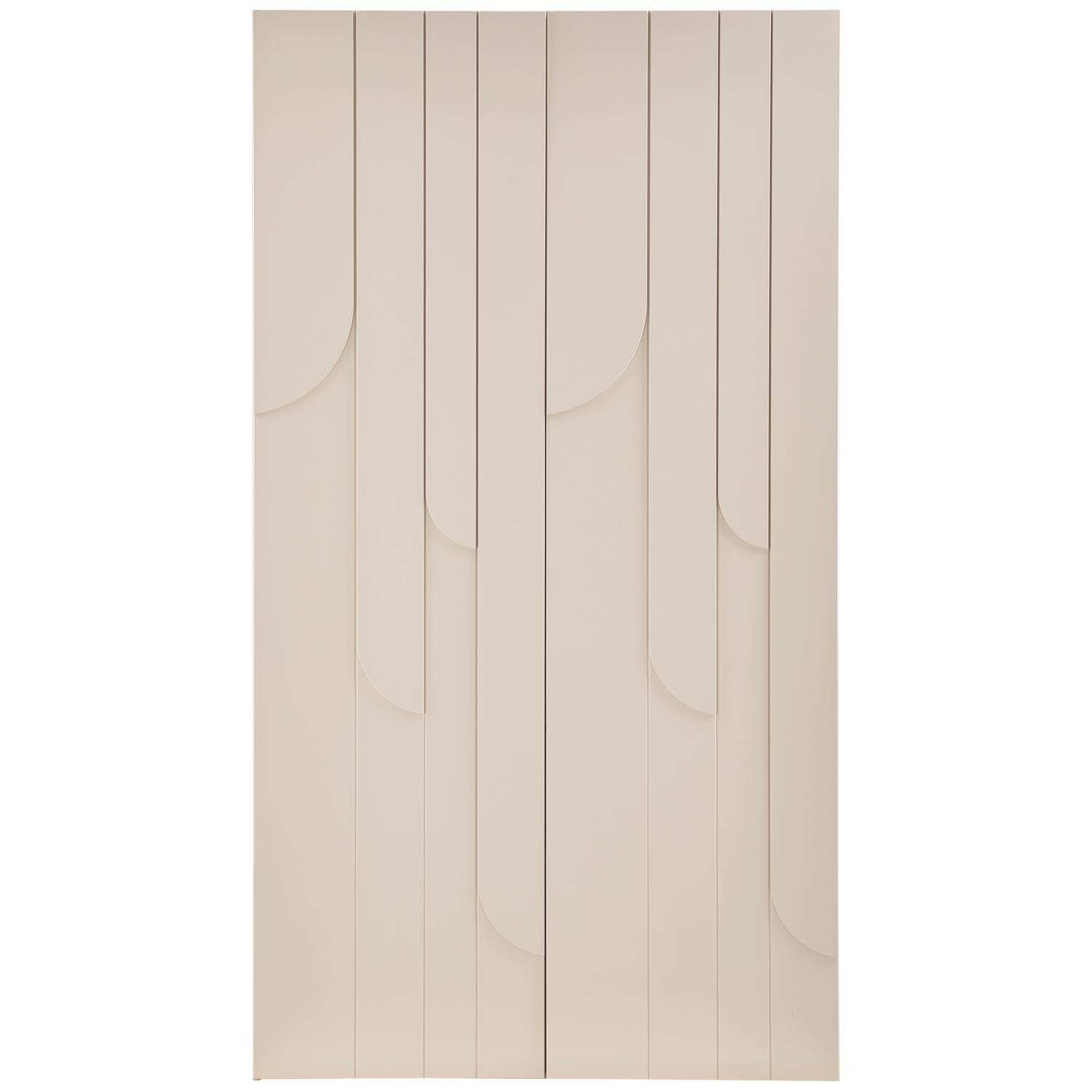 WOOOD Rain 2-deurs kledingkast - Grenen - Dust - 200x110x57