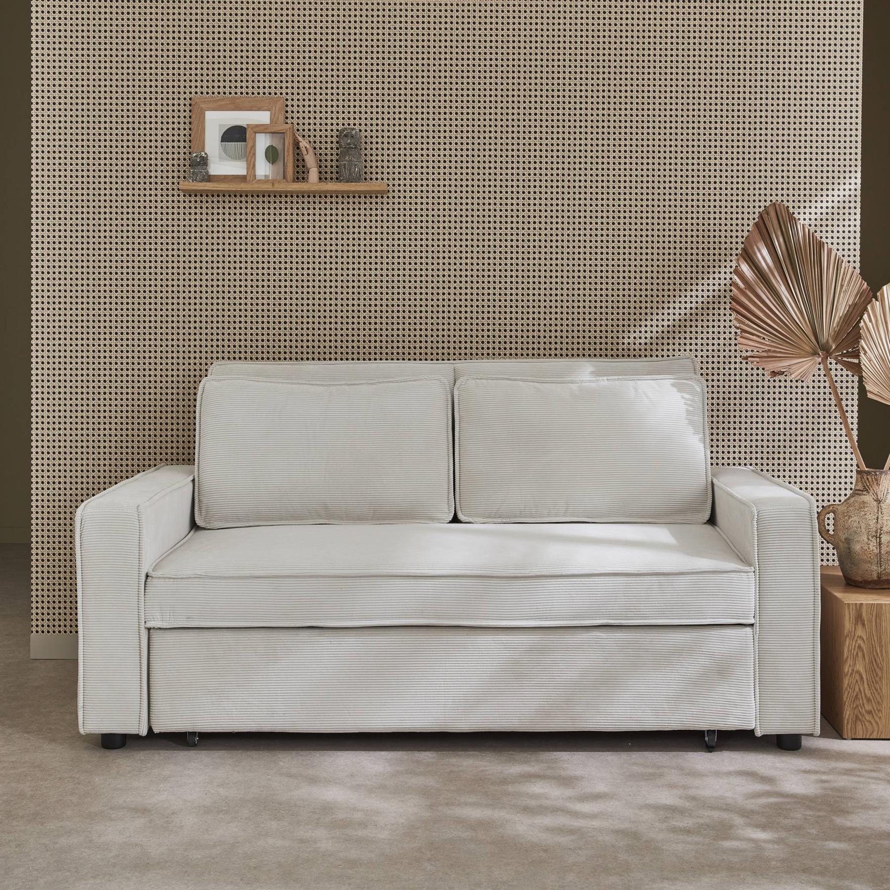 sweeek - 3-zits velours slaapbank B 172,5 x D 91,5 x 88,5cm