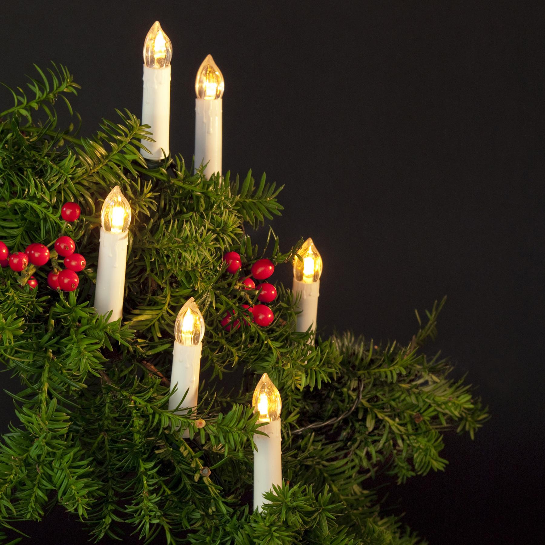 Anna's Collection kerstverlichting - 50 LED kaarsen - 1250 cm