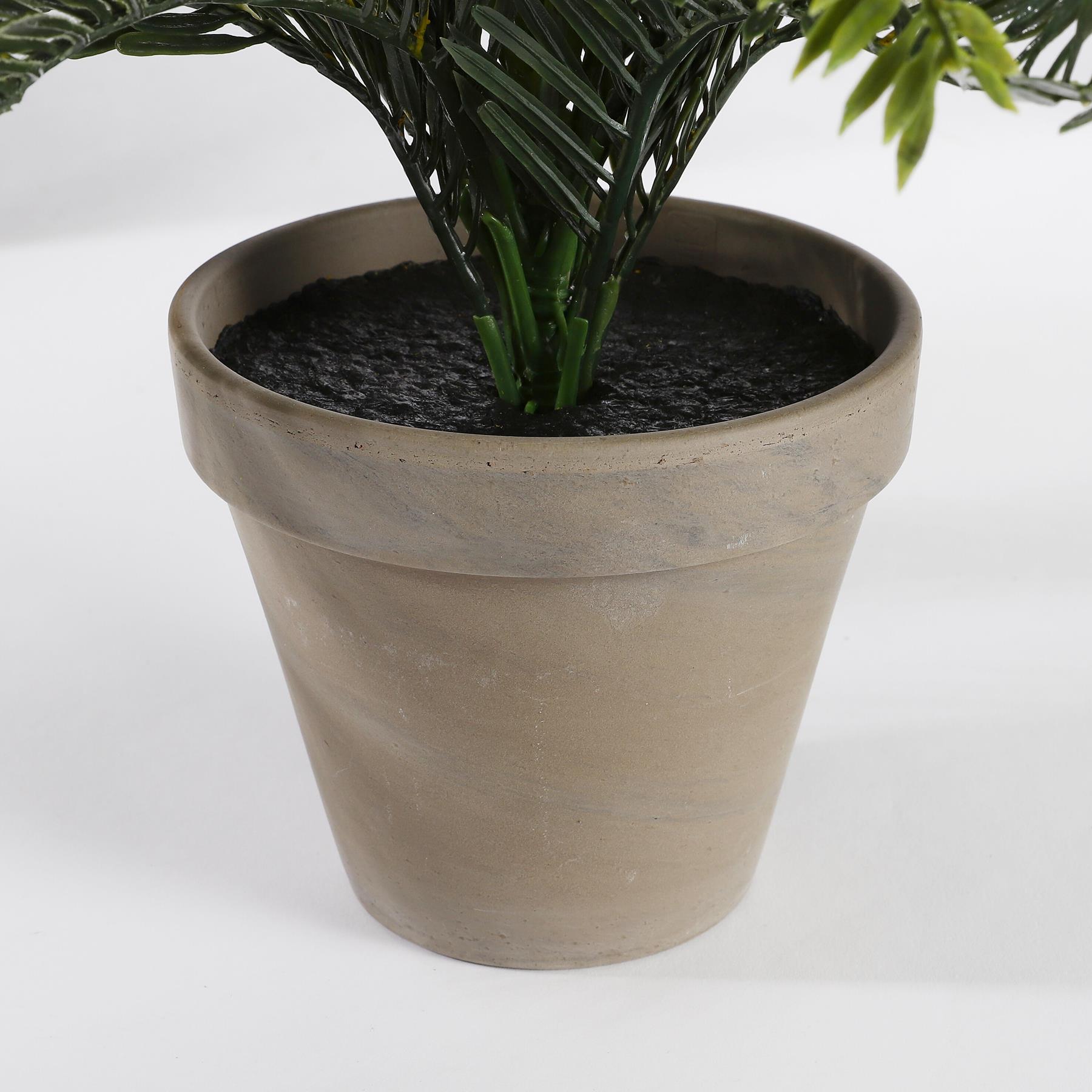 Mica Decorations Cycas Palm Kunstplant - H37 x Ø44 cm - Groen