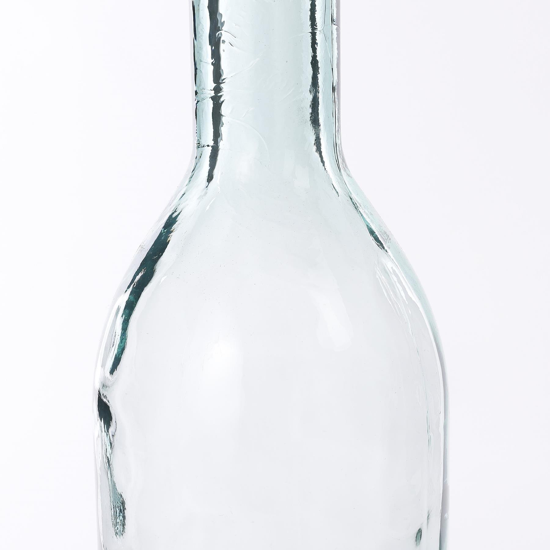 Mica Decorations Rioja Glazen Fles - H75 x Ø18 cm - Transparant