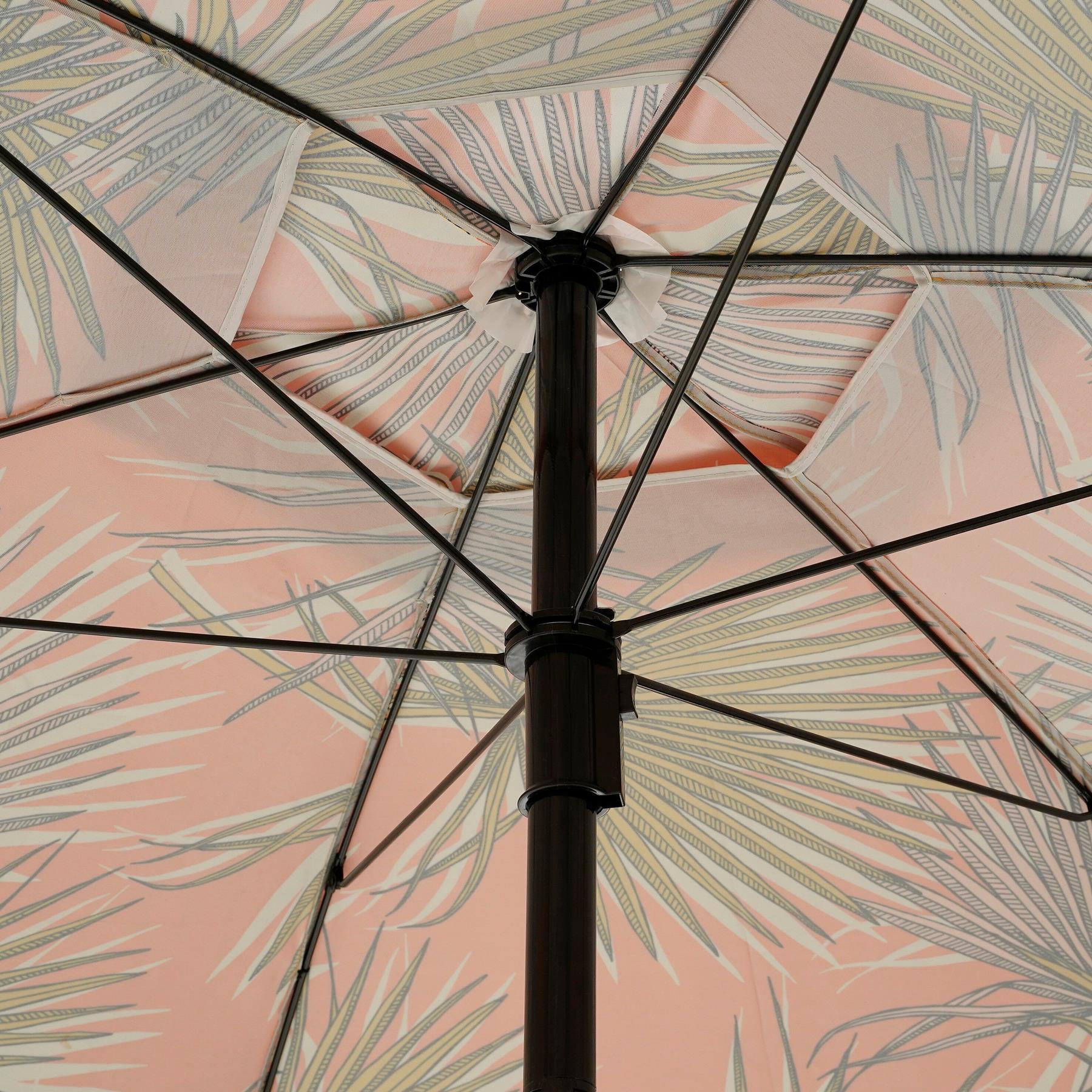 In The Mood Collection Parasol Palmbladeren - H238 x Ø220 cm - Oranje