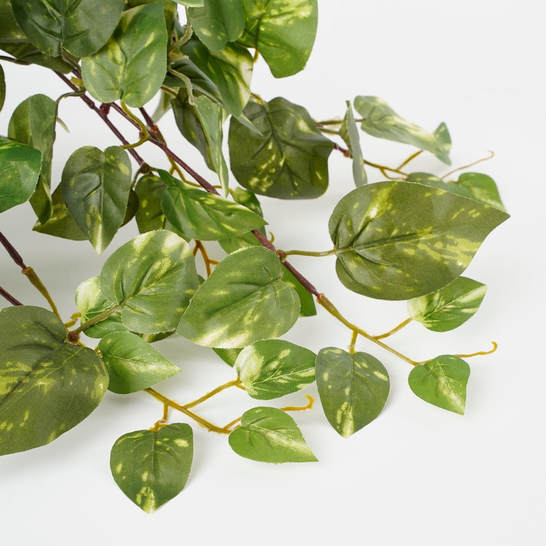 Mica Decorations Scindapsus Kunst Hangplant - H45 x Ø25 cm - Groen