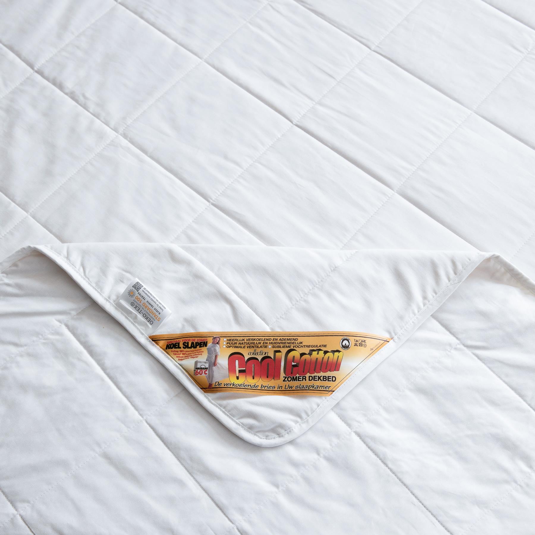 Cool Cotton - 100% Katoenen Zomerdekbed - 140x200cm
