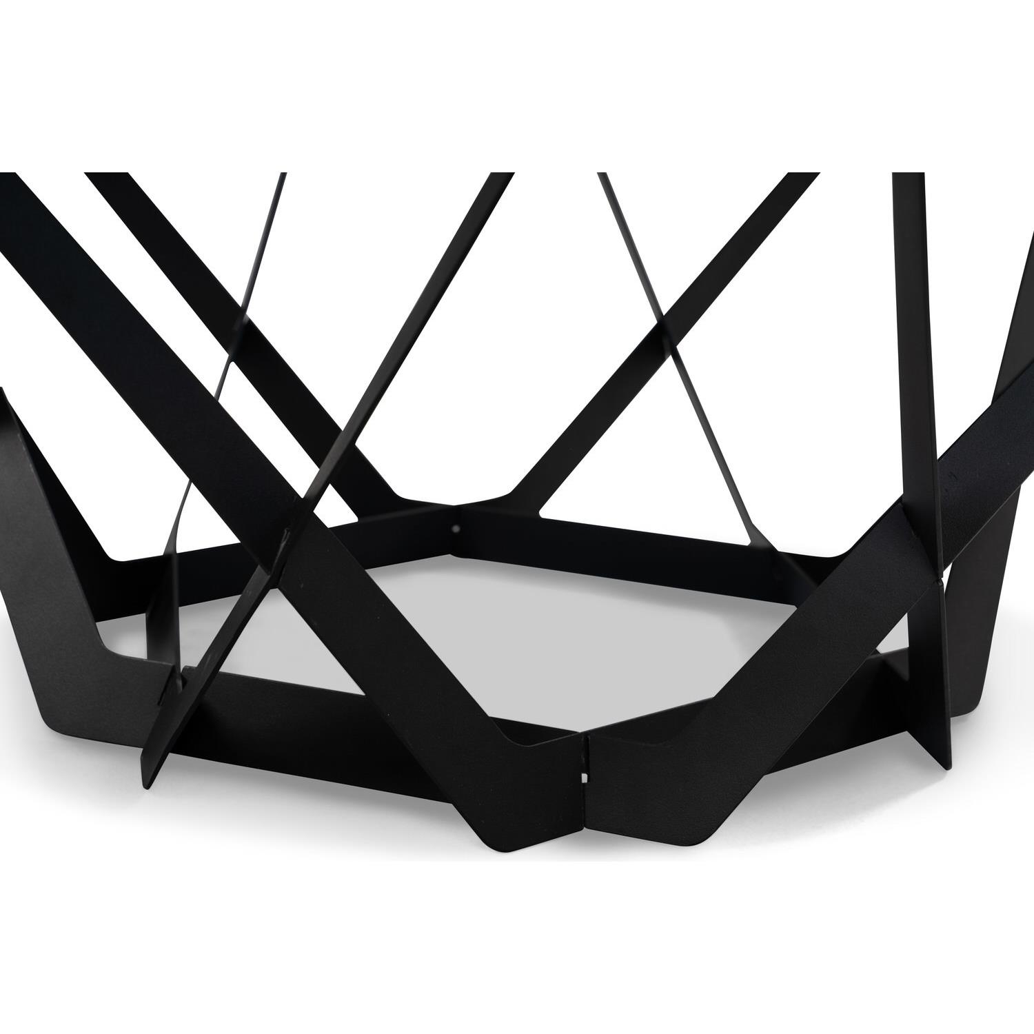M2 Kollektion Mia Salontafel Tweedekans Glas Ø80 cm