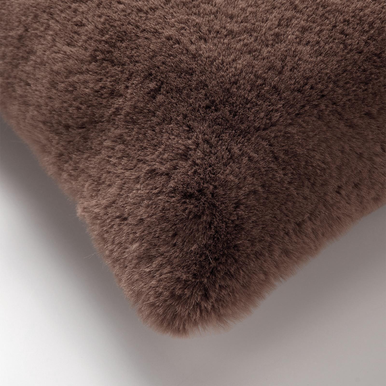Dutch Decor Sierkussen Zaya - Bruin - Polyester - 45x45x0cm (BxHxD)