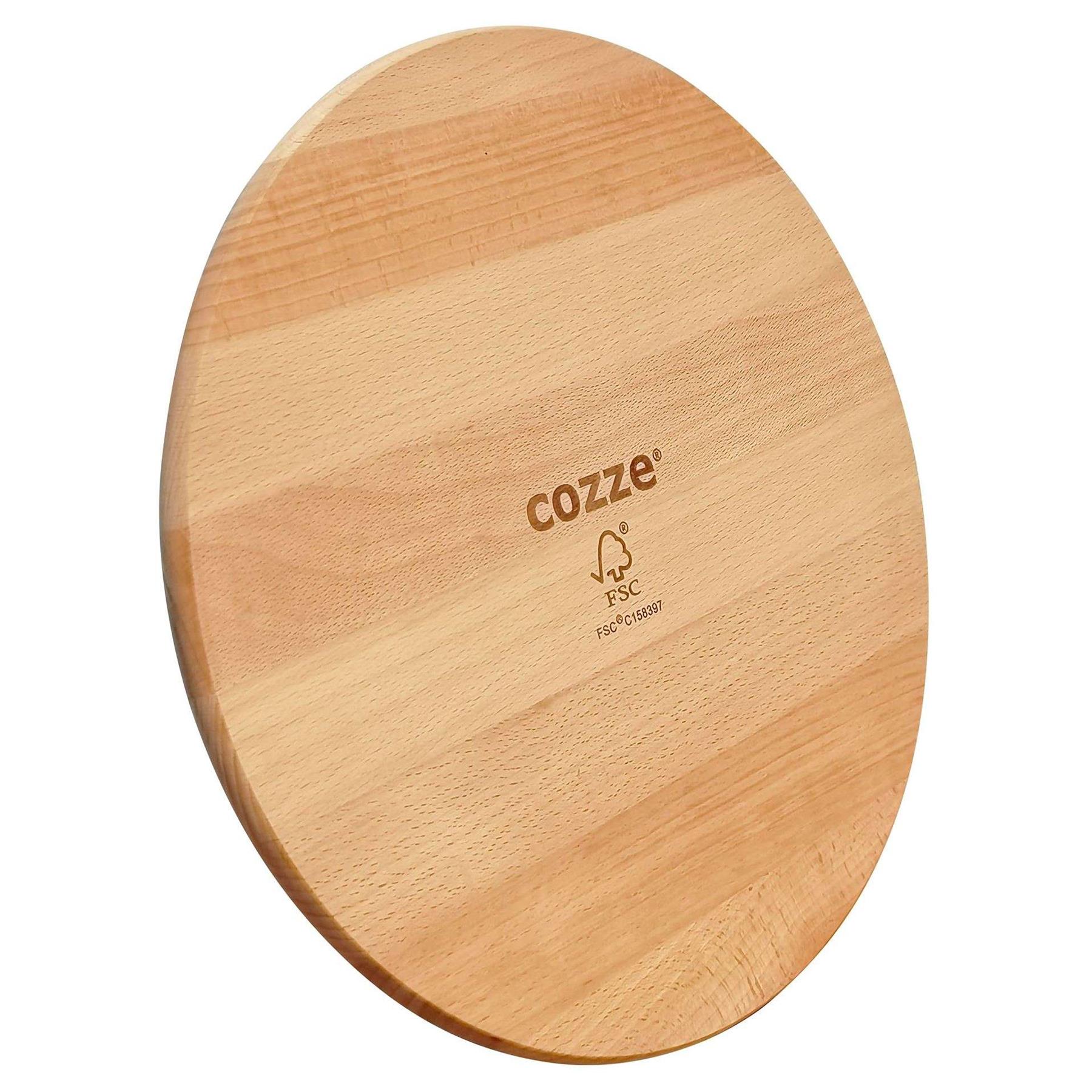 Cozze Serveerplank voor Pizza Bamboe Diameter 35 cm
