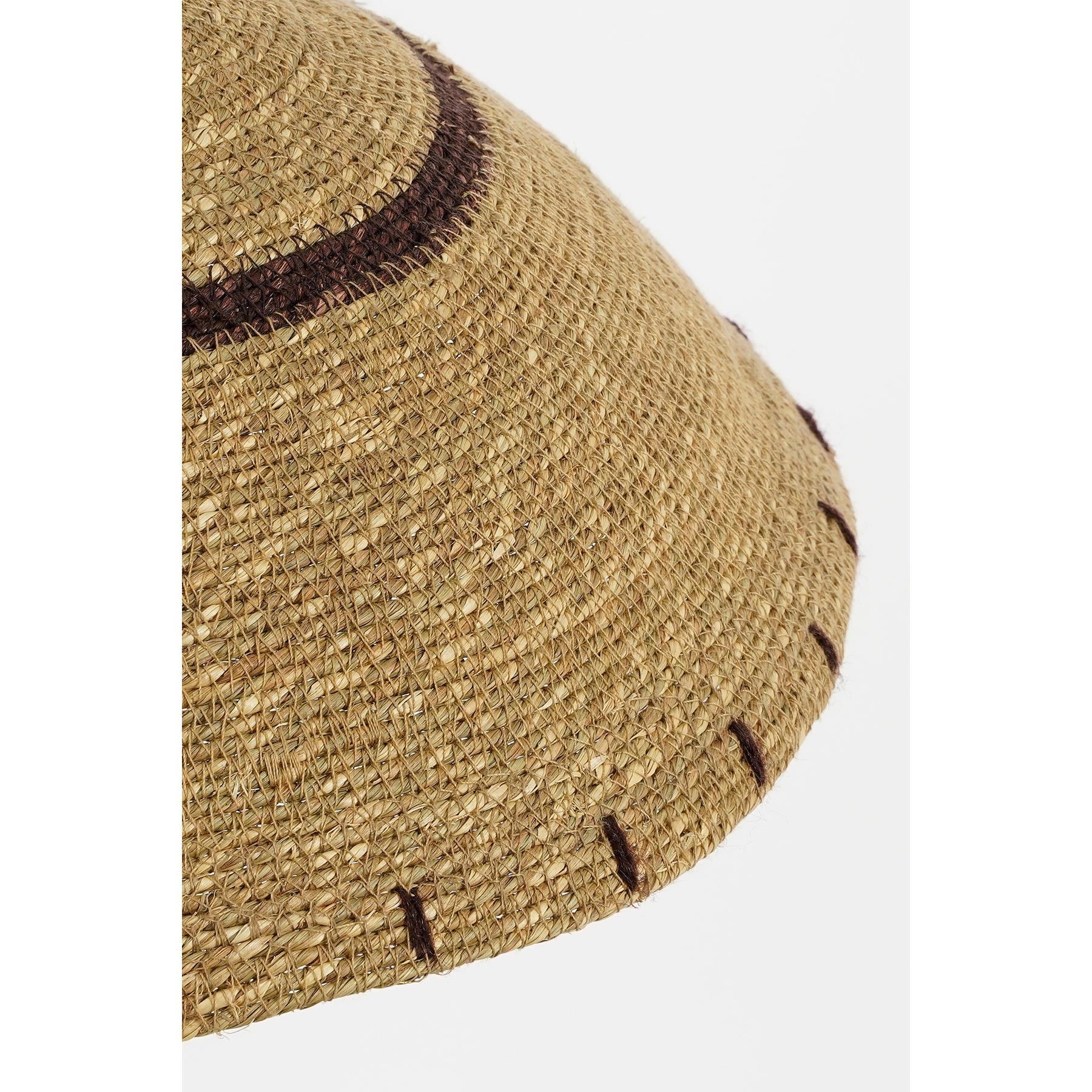 Mica Decorations Joulz Hanglamp - H16 x Ø36 cm - Jute - Lichtbruin