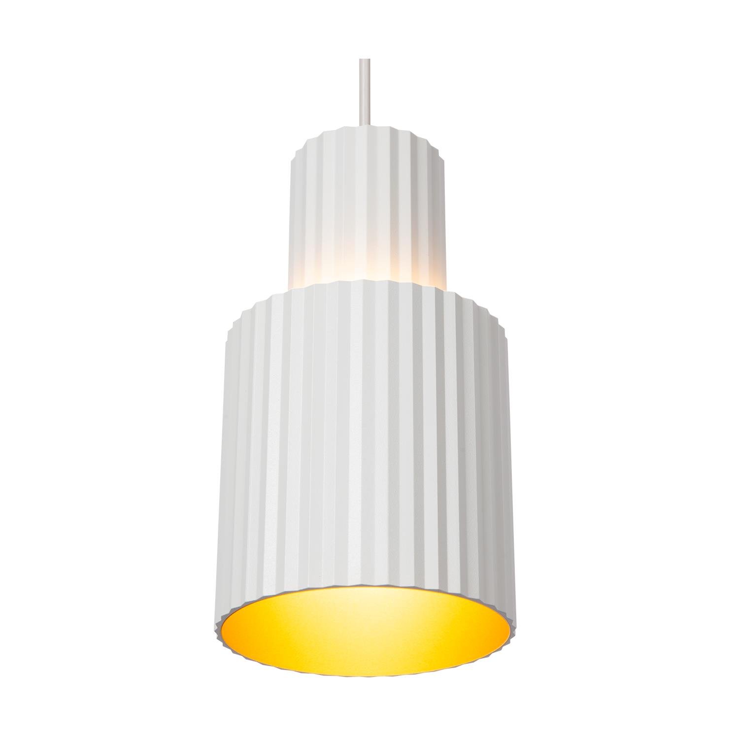 Atmooz Osumi - Wit & Goud - Hanglamp - Ø 12 cm - Verstelbare Hoogte