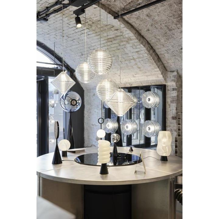 Tom Dixon Press Cone hanglamp LED Ø34 transparant