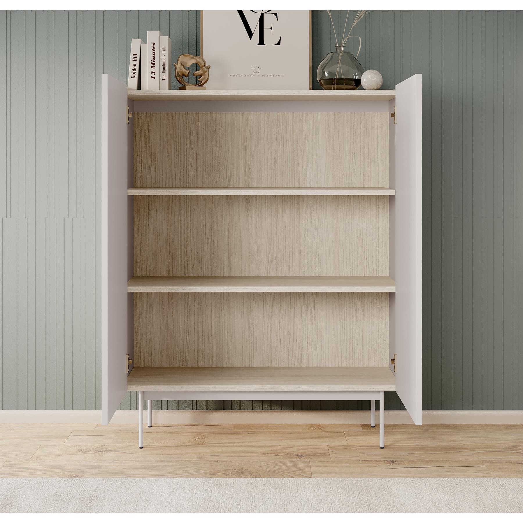 Meubella Dressoir Calella - Beige - 97 cm