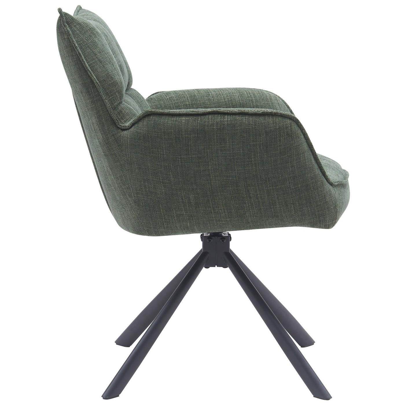 Hygge Interiors Select Marilla Draaistoel Bosgroen set van 2