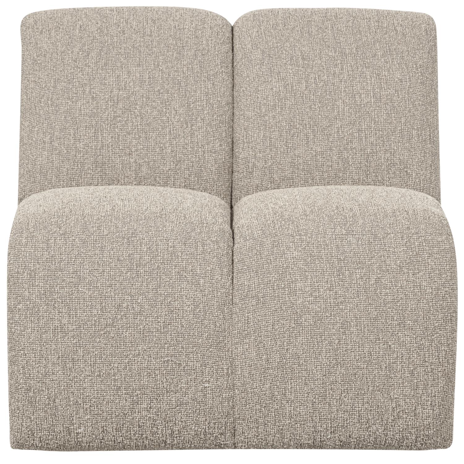 WOOOD Mojo 1-Zits Bank - Bouclé - Beige Melange - 74x80x97