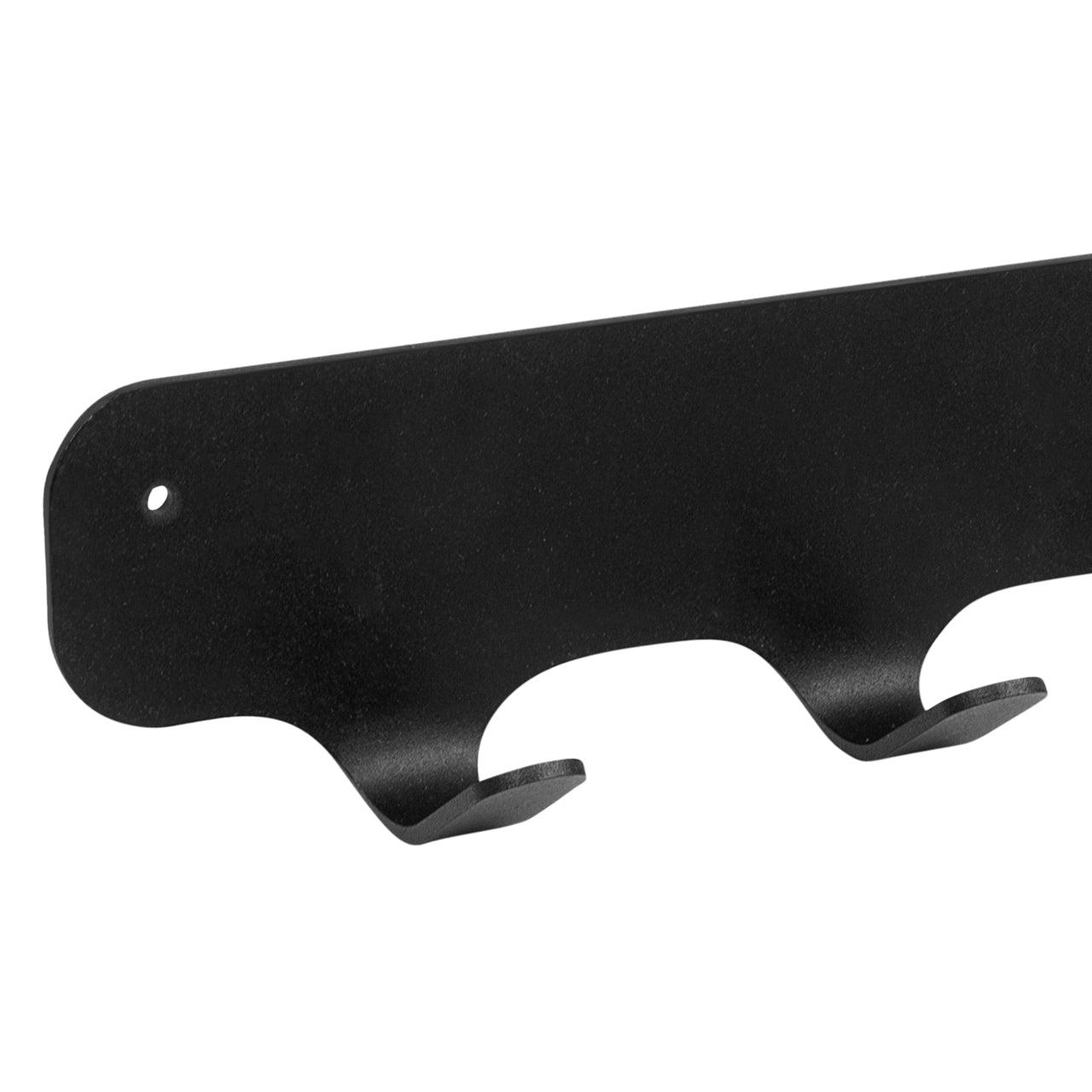 Gorillz Rounded Four - Wandkapstok - 40x6x7,8cm - Zwart