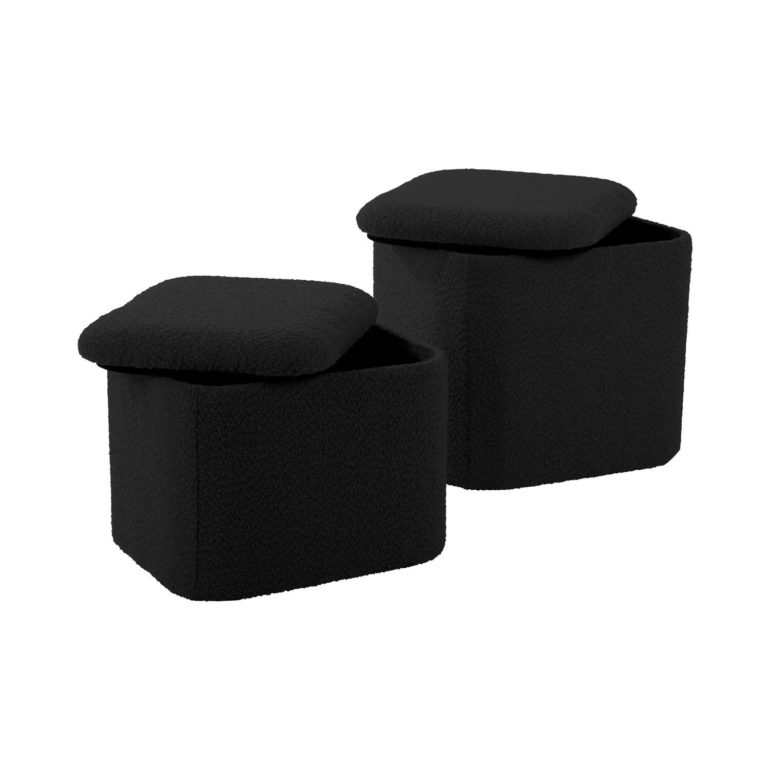 Leitmotiv - Pouf Set Ada Storage
