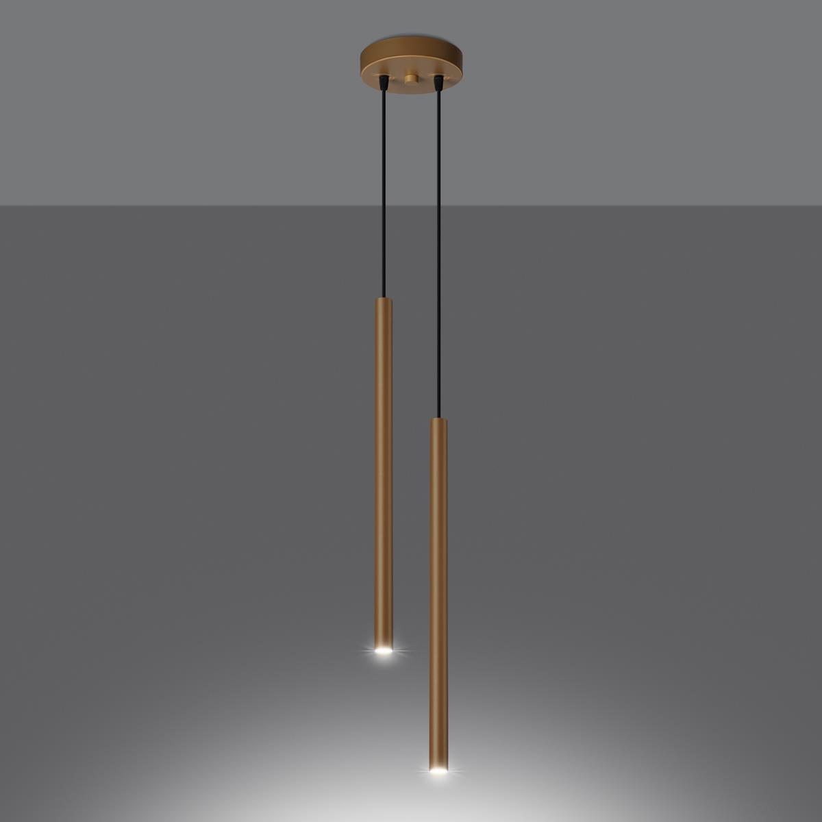 Bussandri Hanglamp modern - Metaal - Goud
