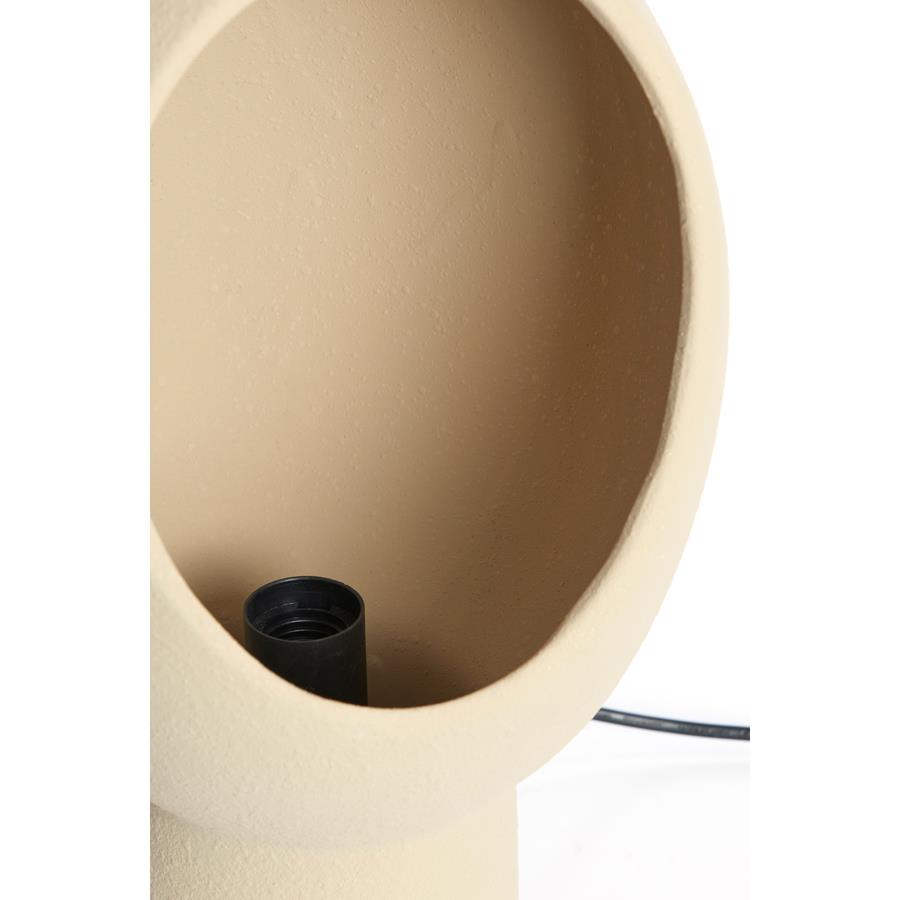 Vtwonen Tafellamp 25x25x46 cm MONK keramiek zand